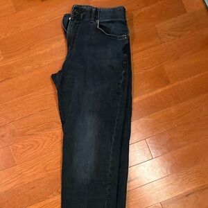 Lee Men's Dark Blue Straight Jeans